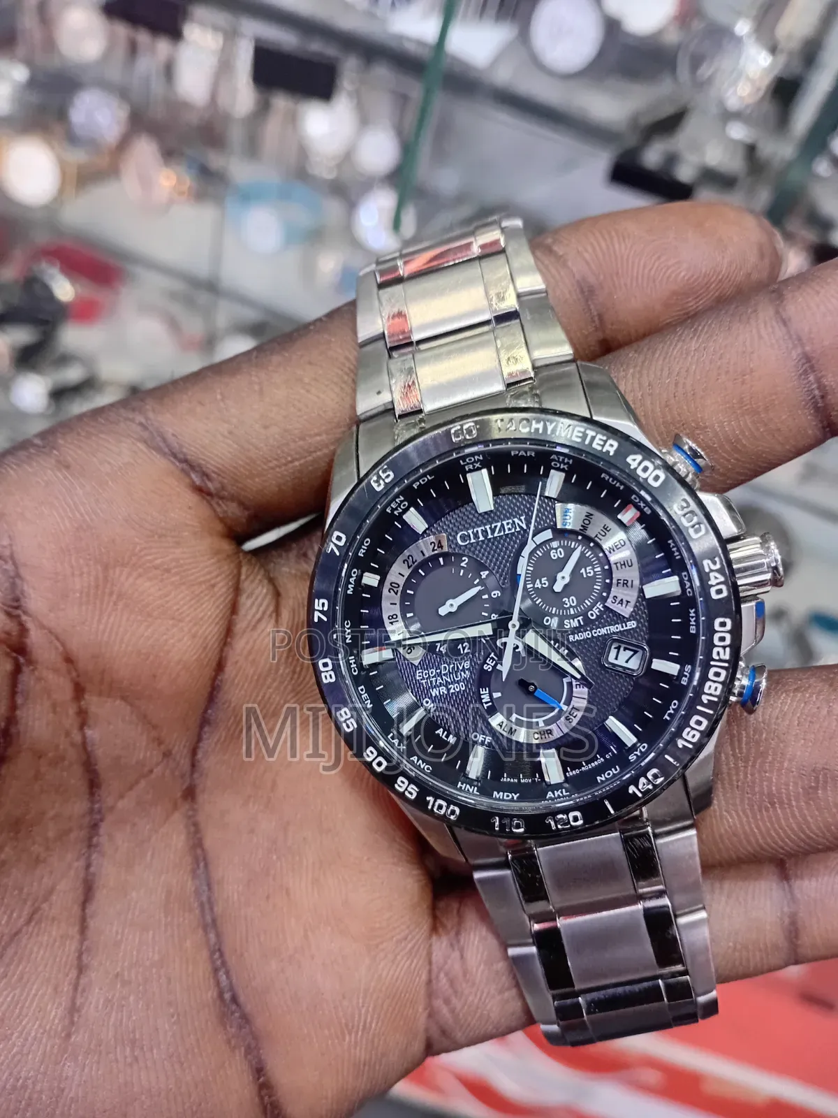 Citizen Men's Eco-Drive Stainless Steel Chrono Perpetual Calendar