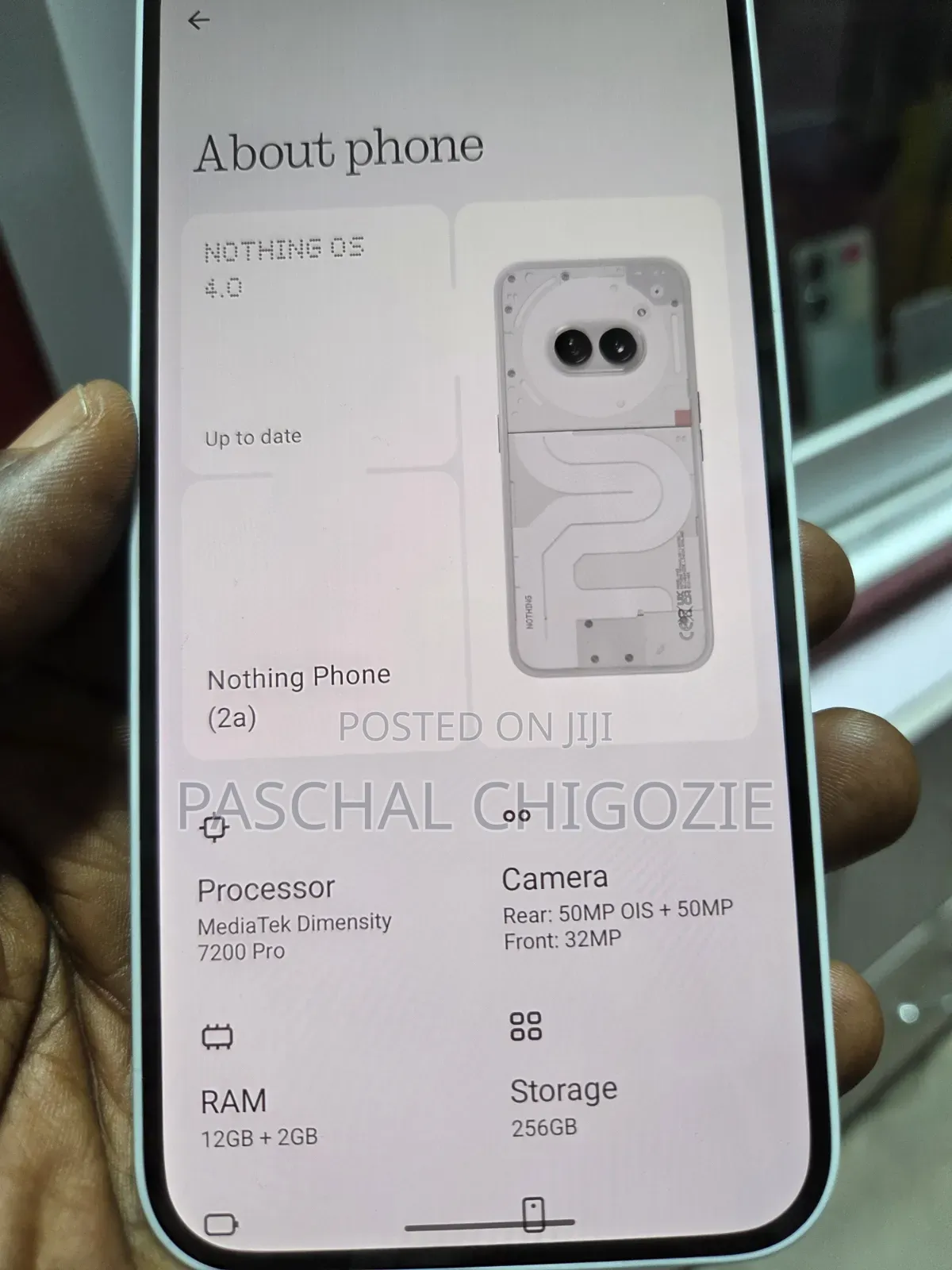 New Nothing Phone 2a 256 GB White