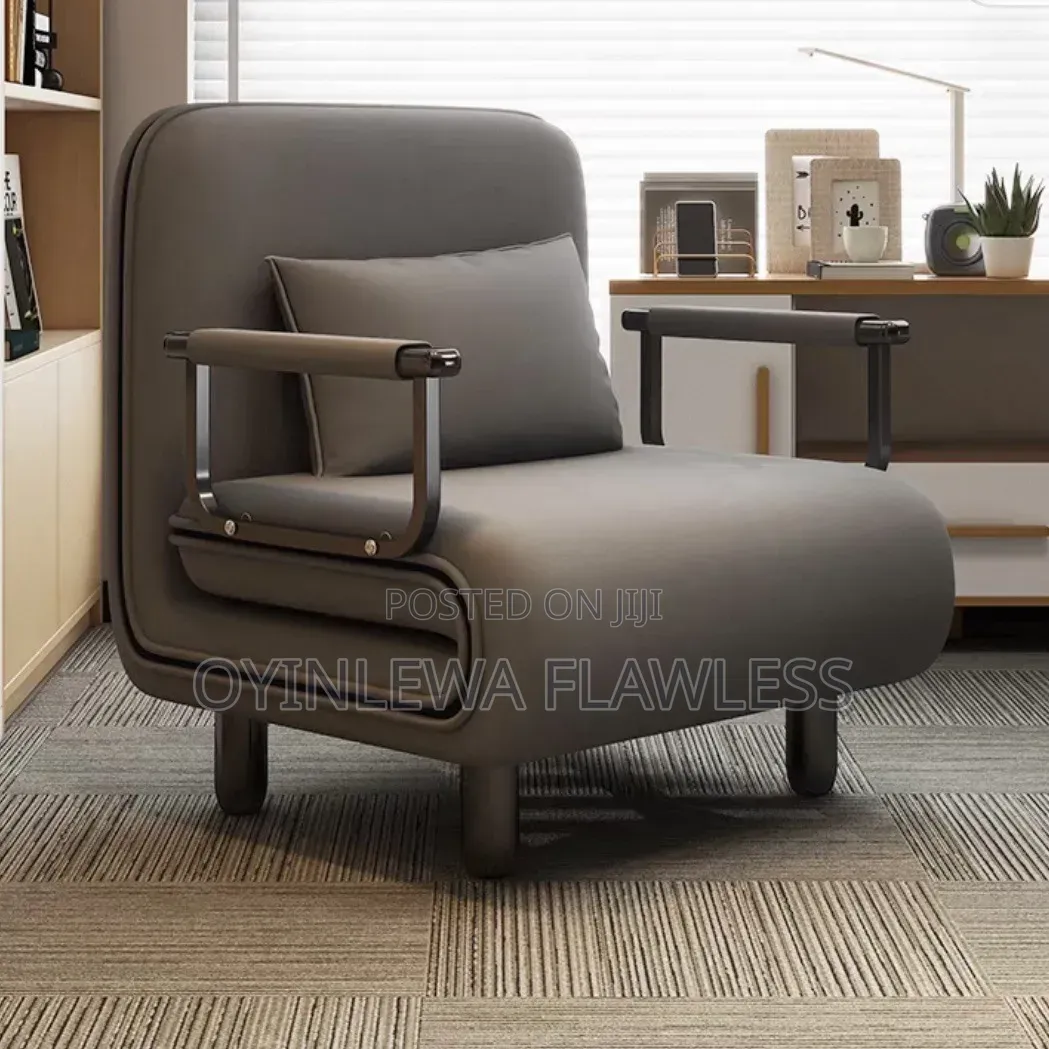 High Quality 8 Leg Fabric Foldable Handrail Household Sofa Bed