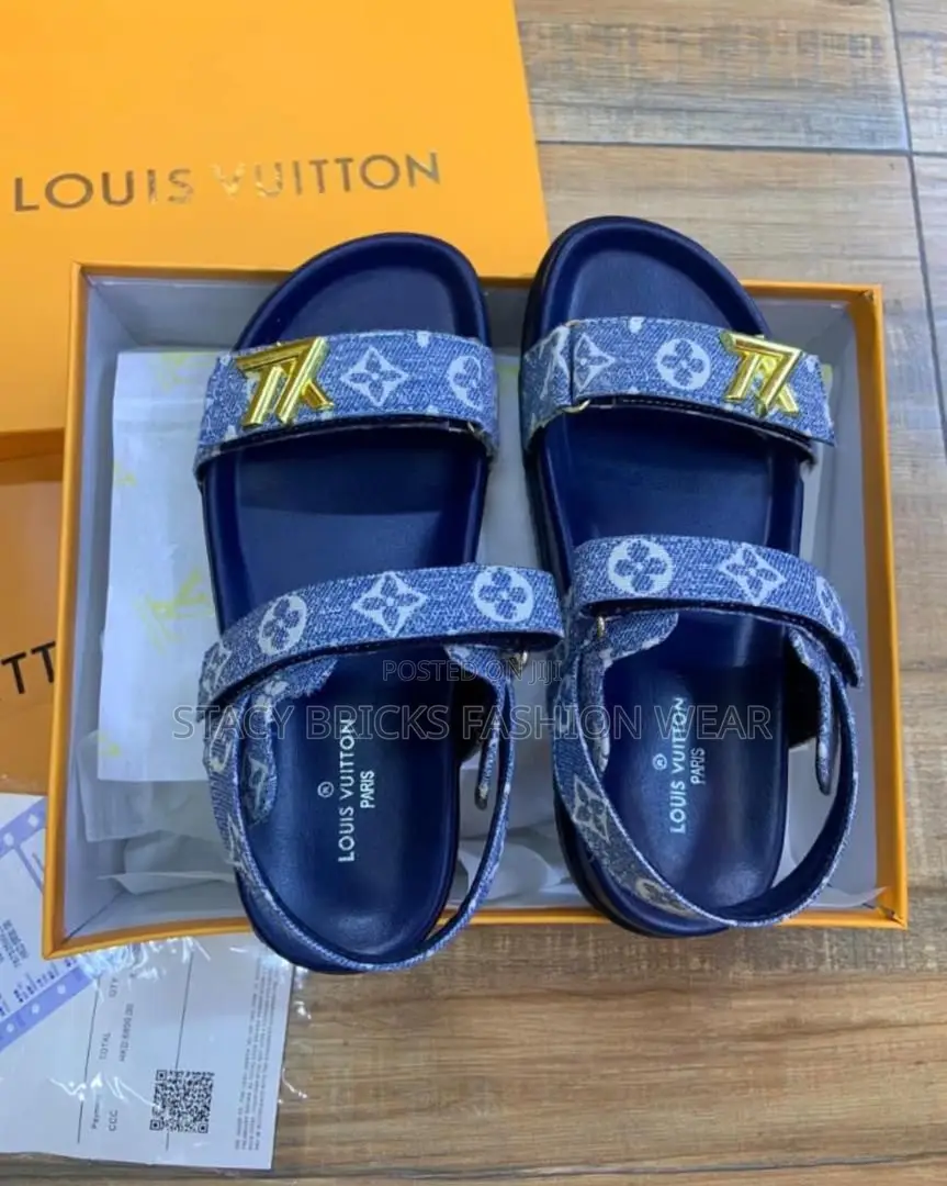 Luxury Louis Vitton Sandal Comes With Branded Box