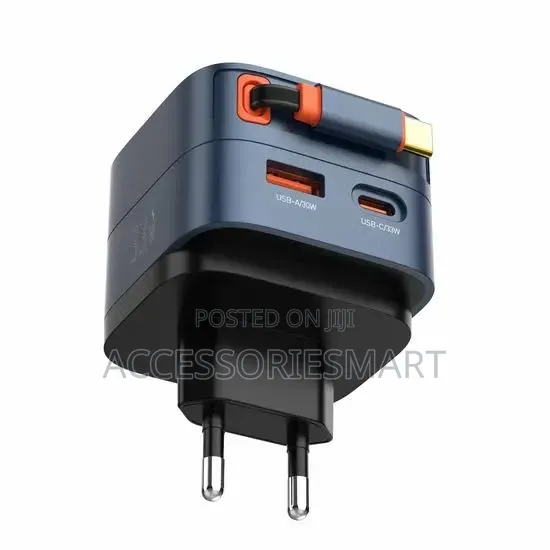 33W Fast Charger With Retractable Cable Q9
