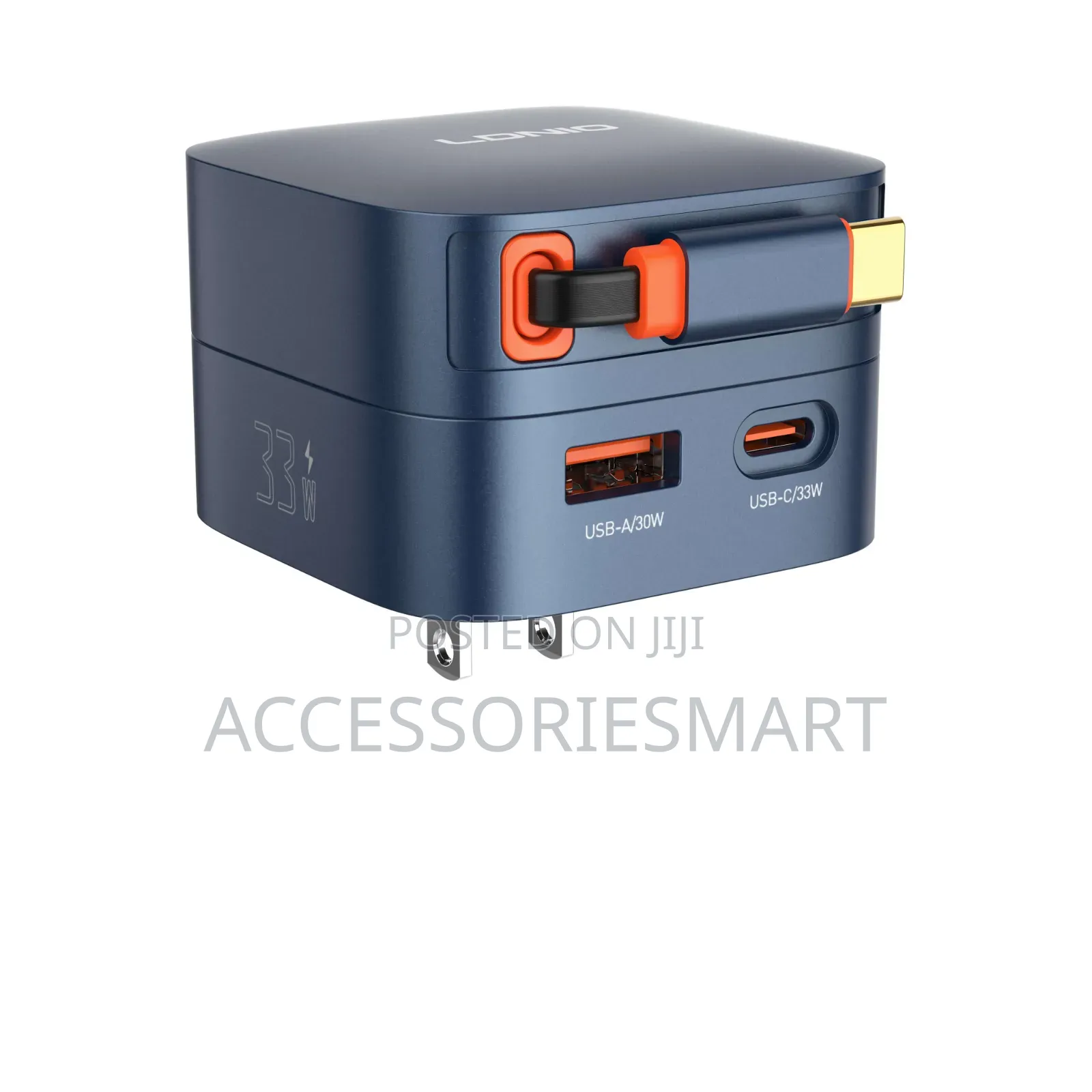 33W Fast Charger With Retractable Cable Q9