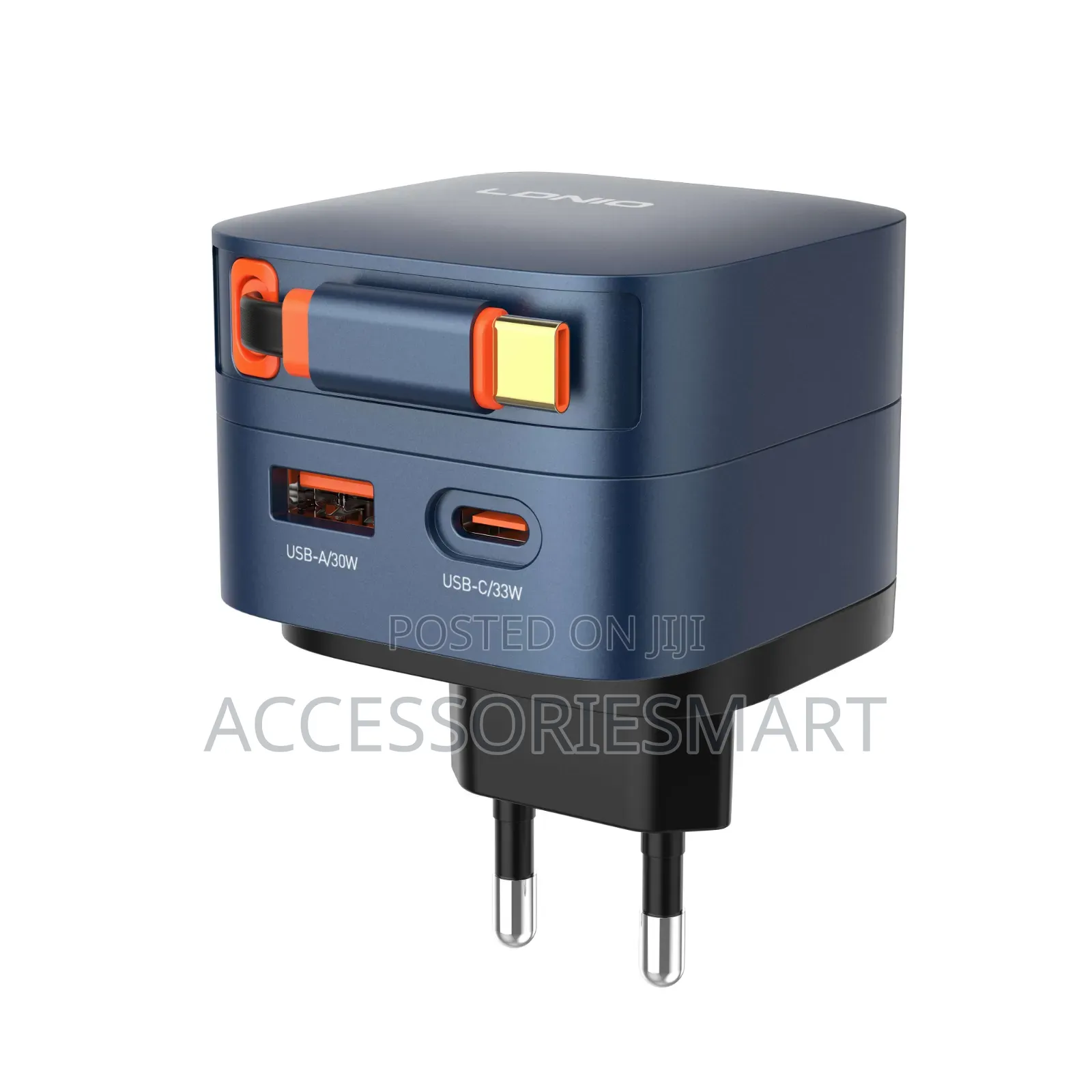 33W Fast Charger With Retractable Cable Q9