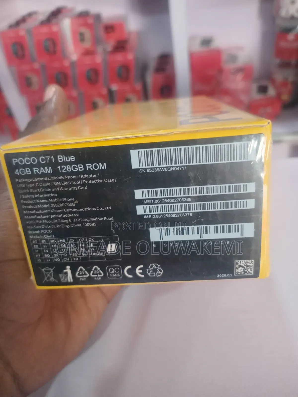 New Mobile Phone 128 GB Blue