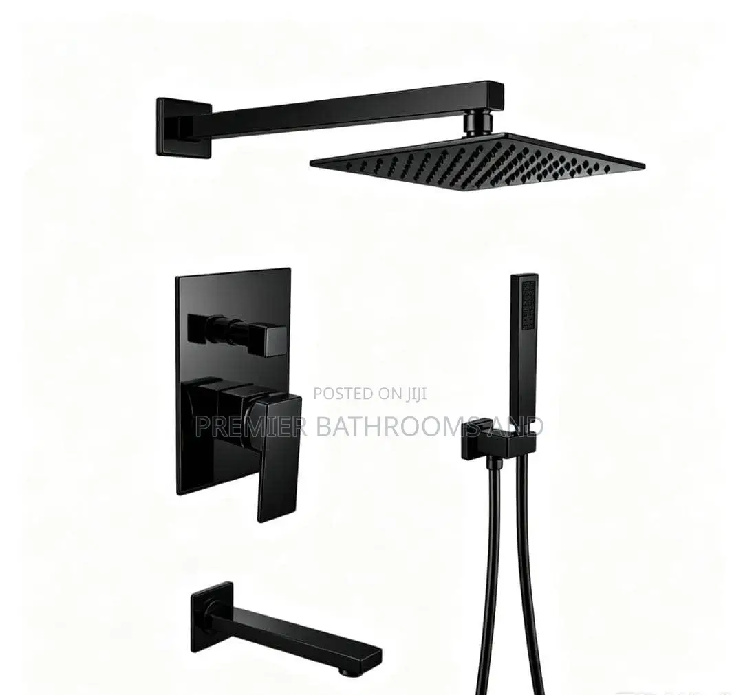 Conduit Shower Tap Black