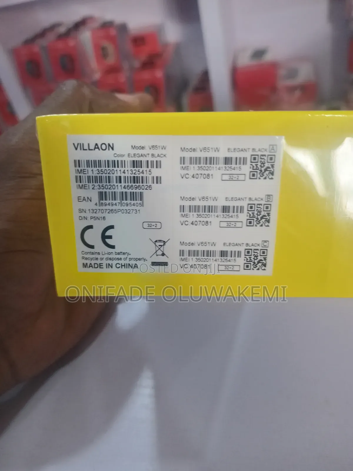 New Villaon V20 32 GB Black