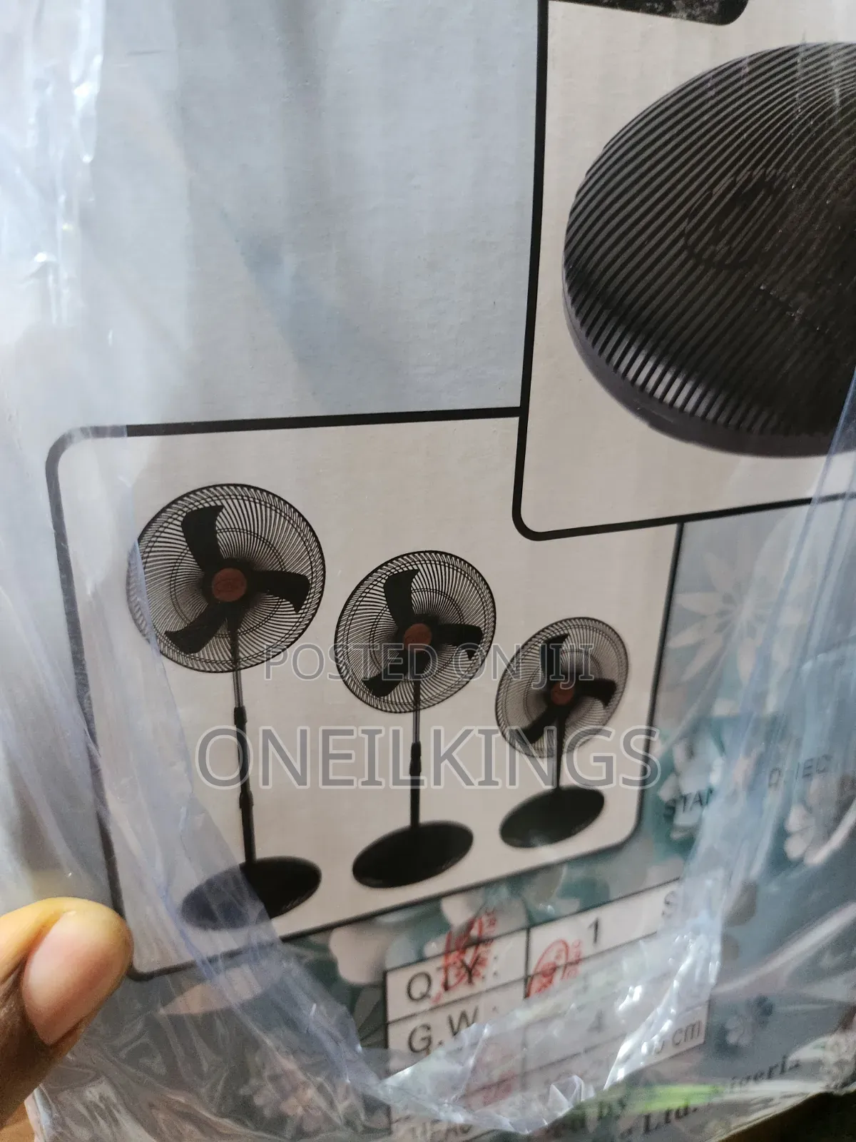 Ox Plastic Standing Fan 18inches