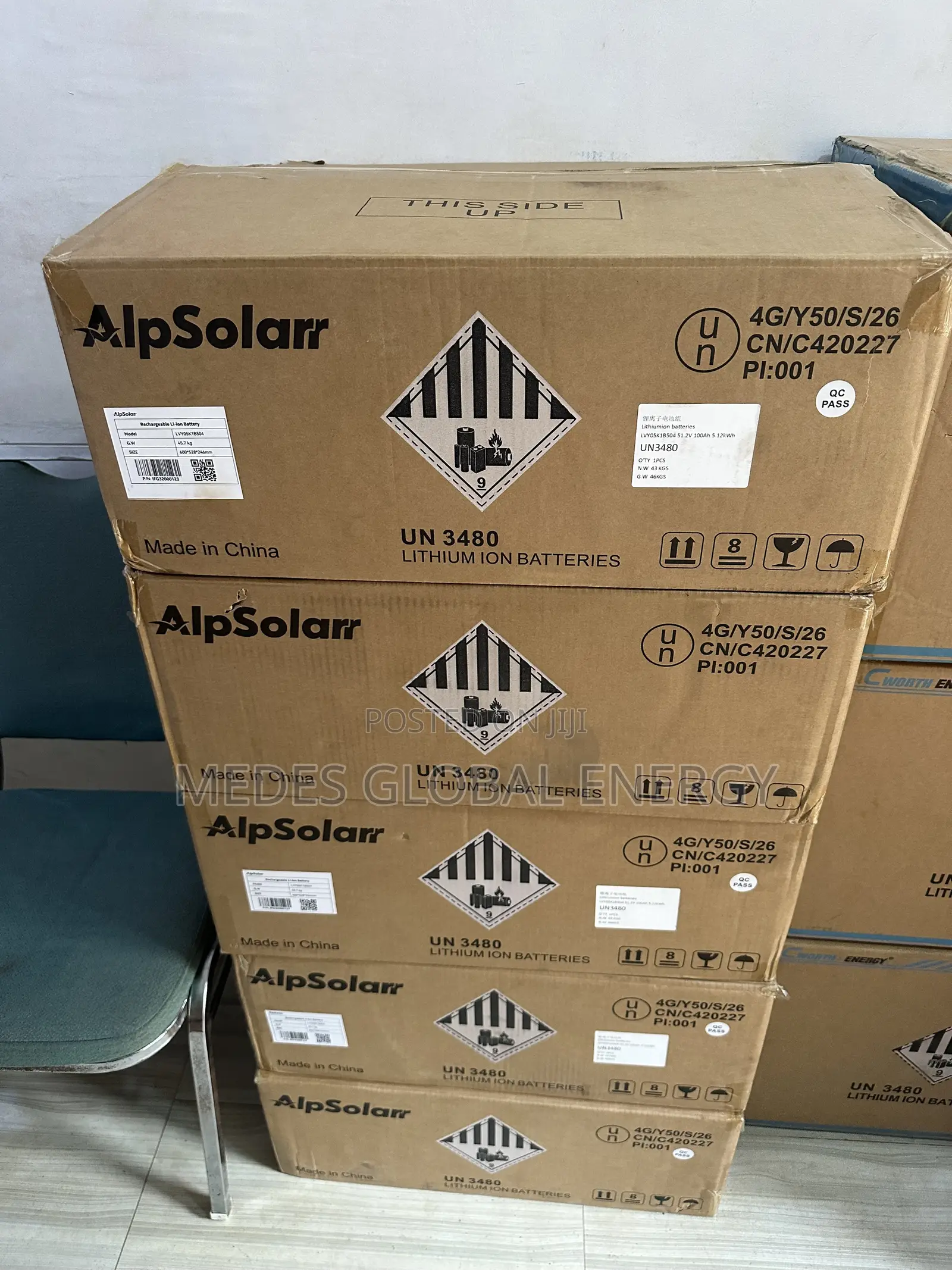 5kwh 48v Alpsolarr Lithium Ion Battery