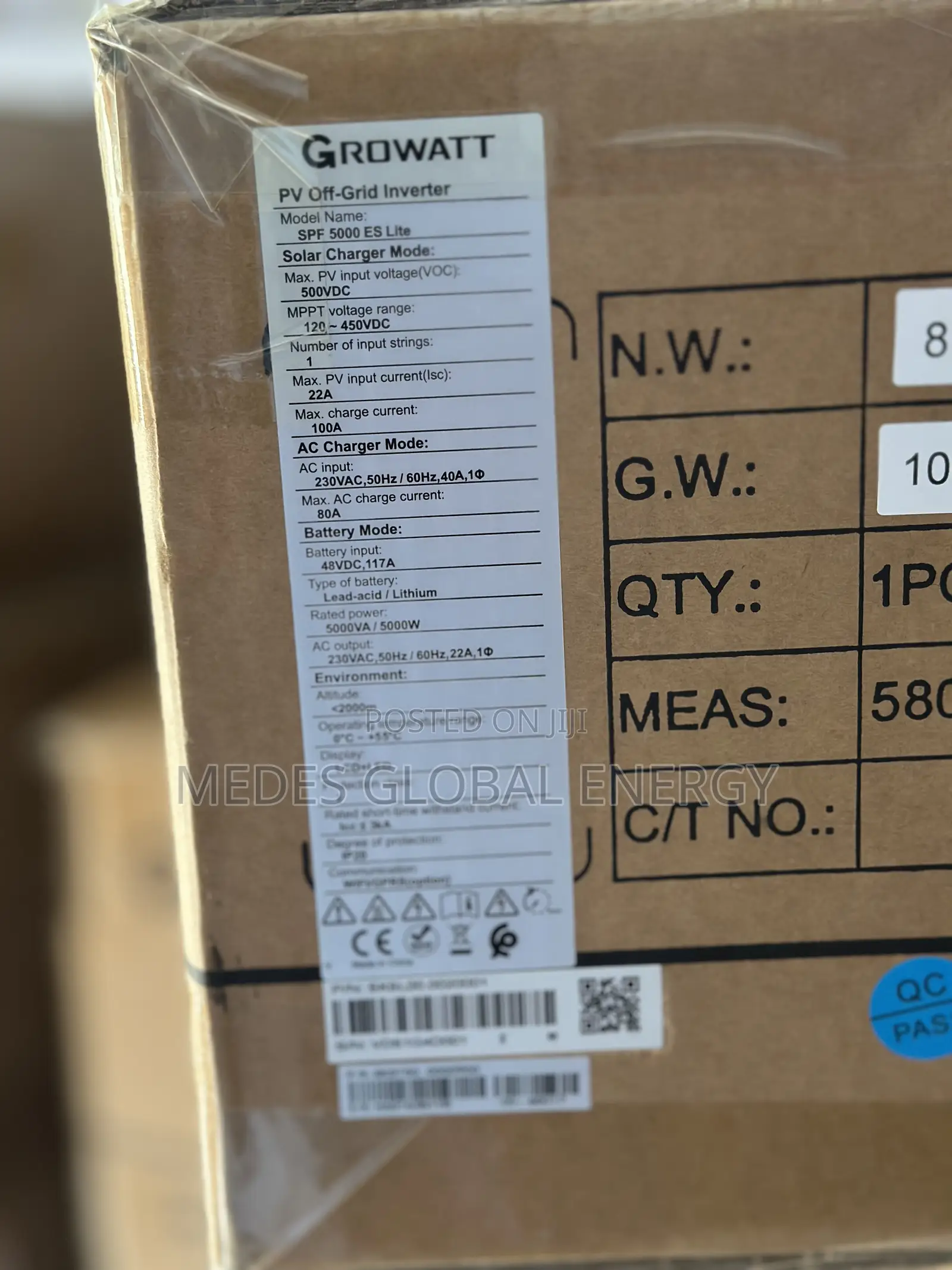 5kva 48v Growatt Hybrid Inverter