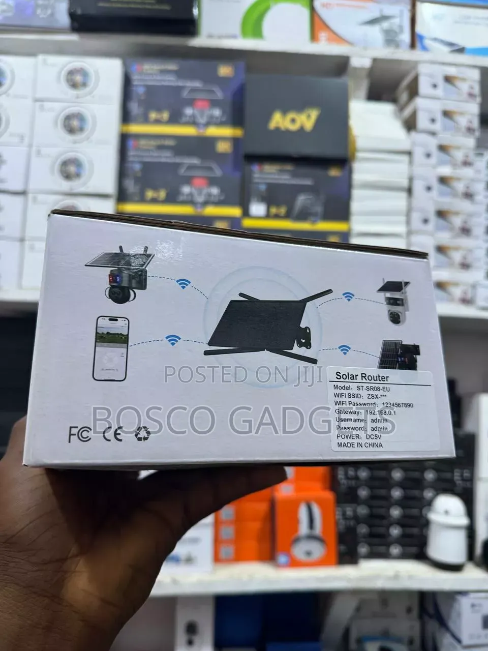 Solar-Powered 4G LTE Wireless Router