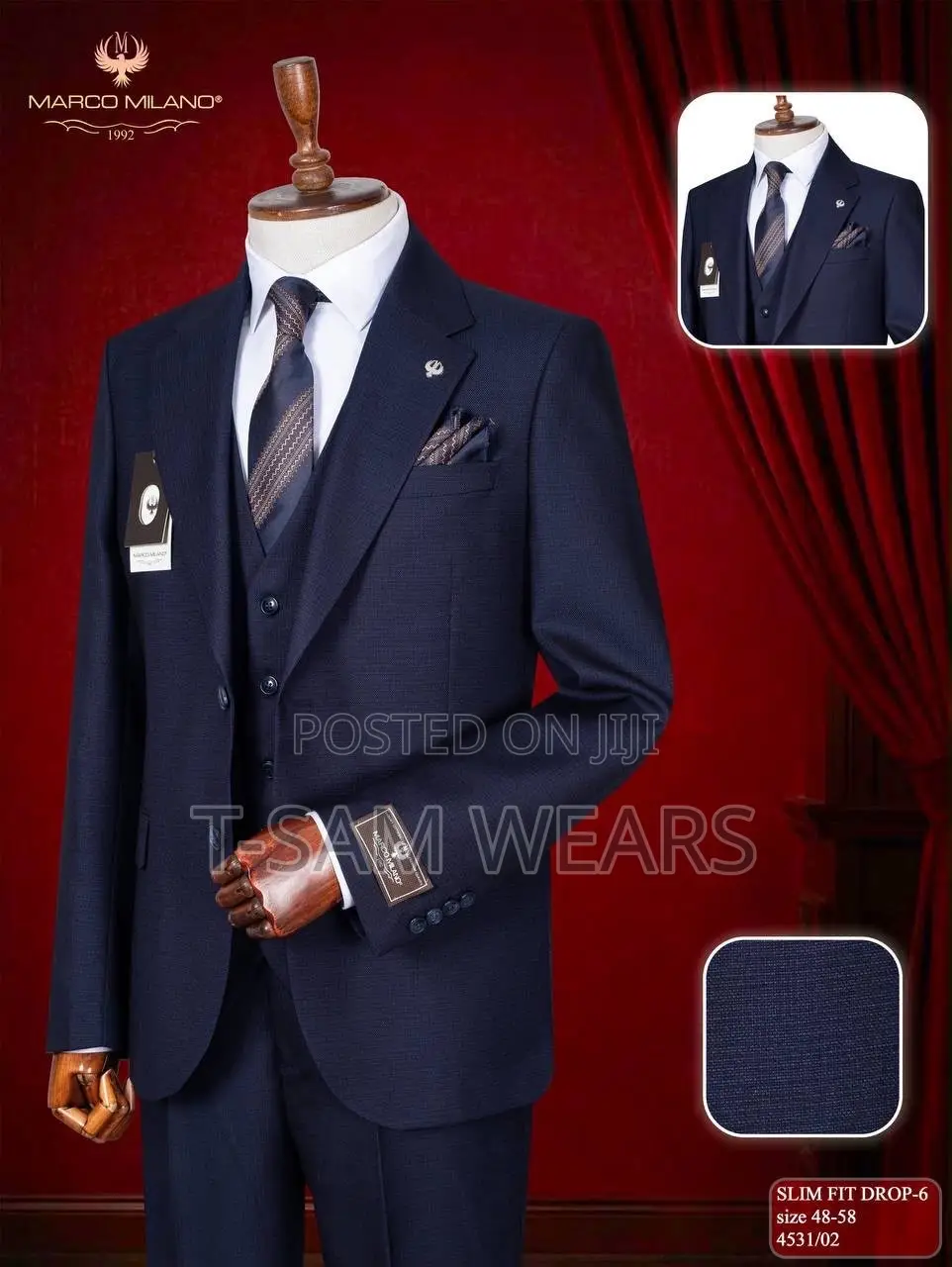 Marcos Milano Designer Turkish Suit