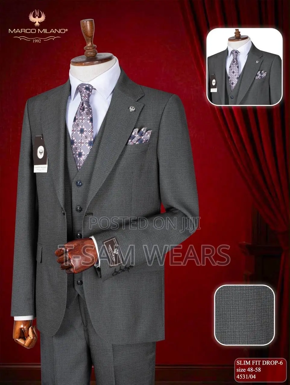 Marcos Milano Designer Turkish Suit