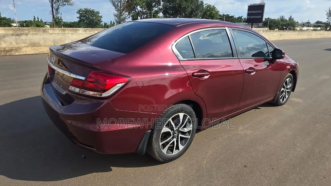 Honda Civic Sedan EX 2013 Red