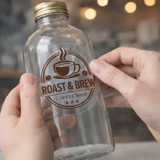 4x6in Clear Sticker Printing – Custom Waterproof Product Labels