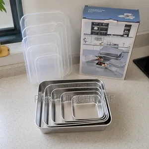 Stainless Steel Food Storage Container 5pcs Set