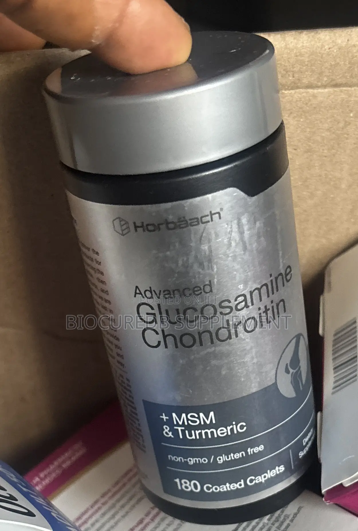 Horbaach Glucosamine + Chondroitin + MSM + Turmeric 180coated Cap
