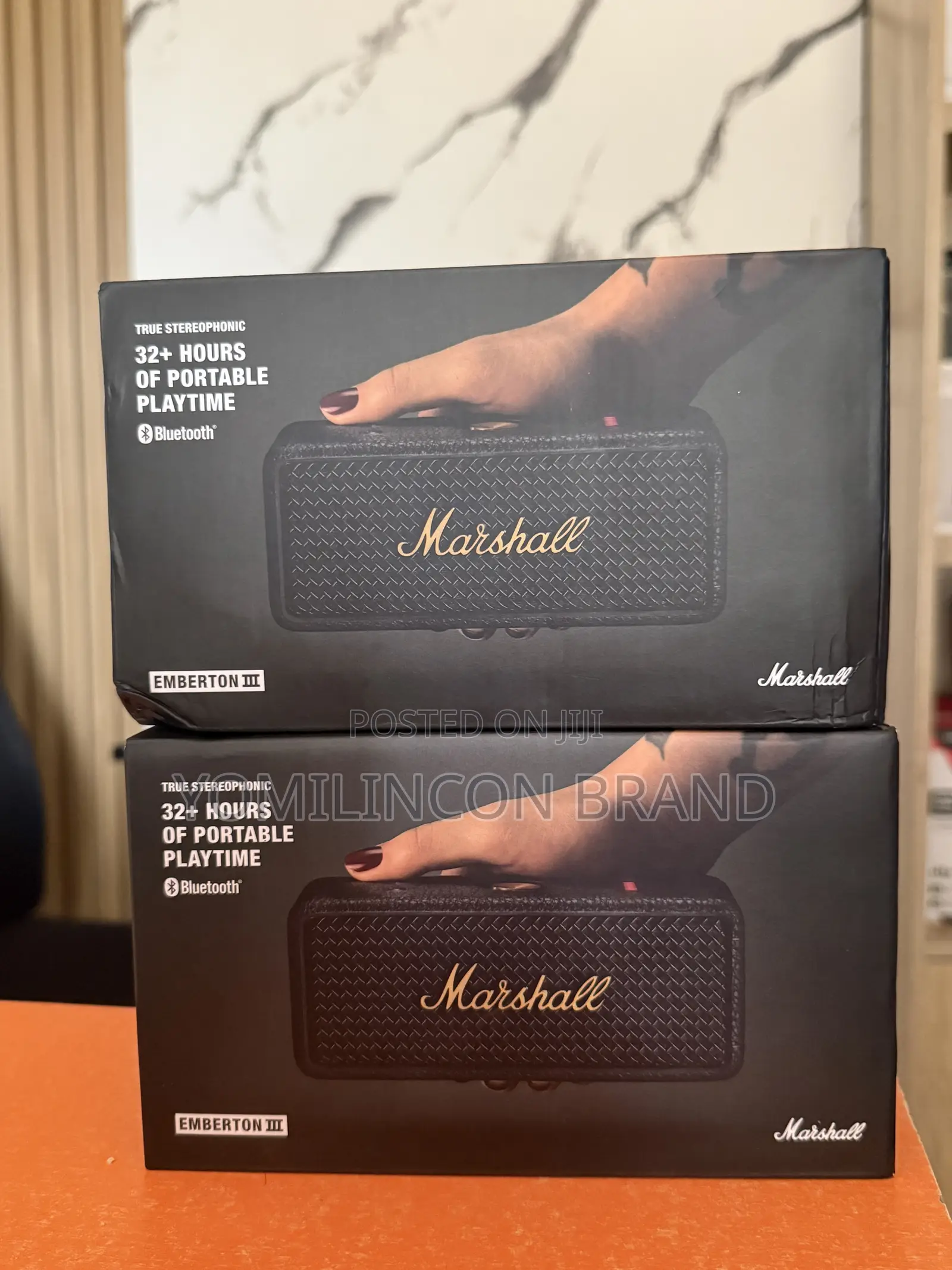 Marshall Emberton III Portable Bluetooth Speaker.