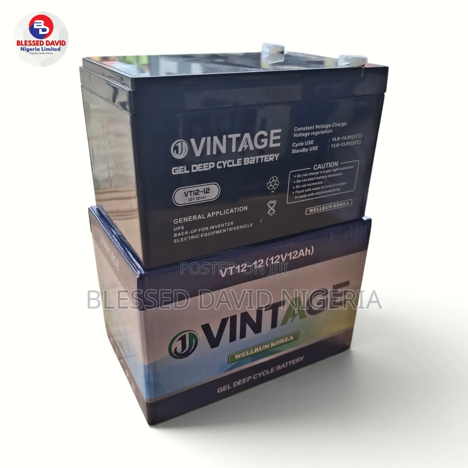 Vintage 12V 12Ah Replacement Battery VT12-12
