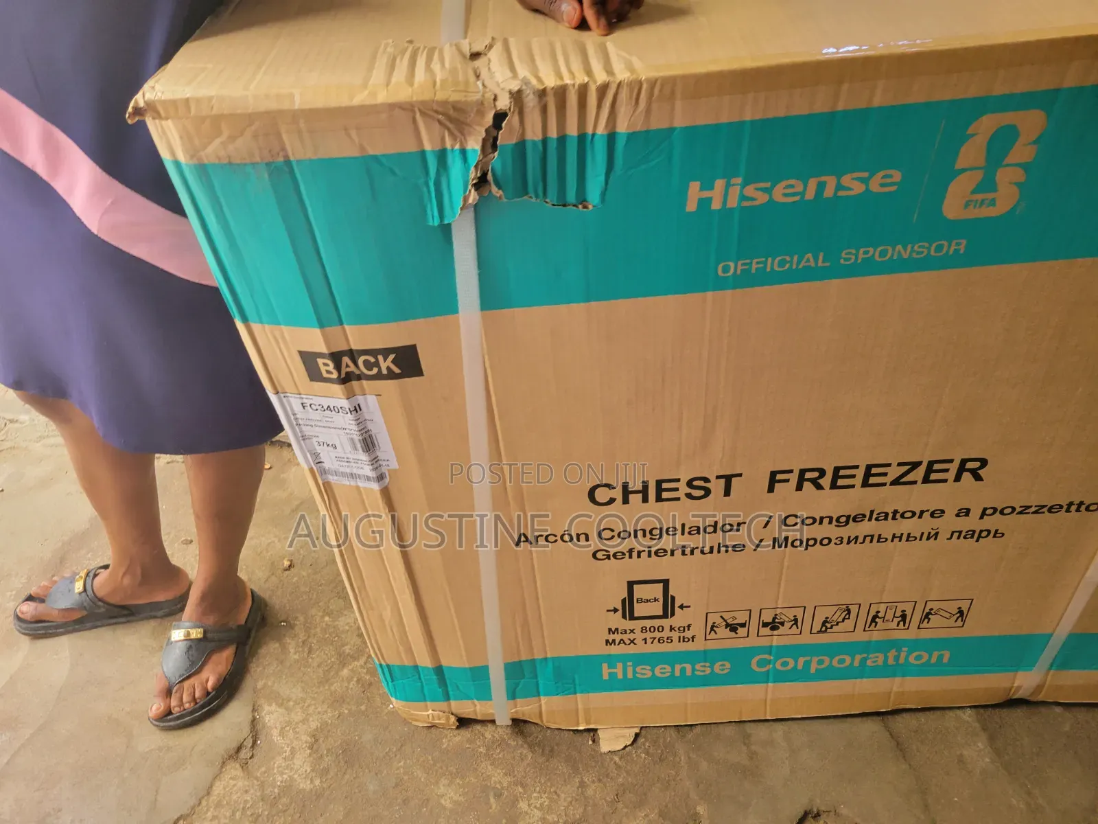 Brand New Hisense Deep Freezer 250liters Inverter