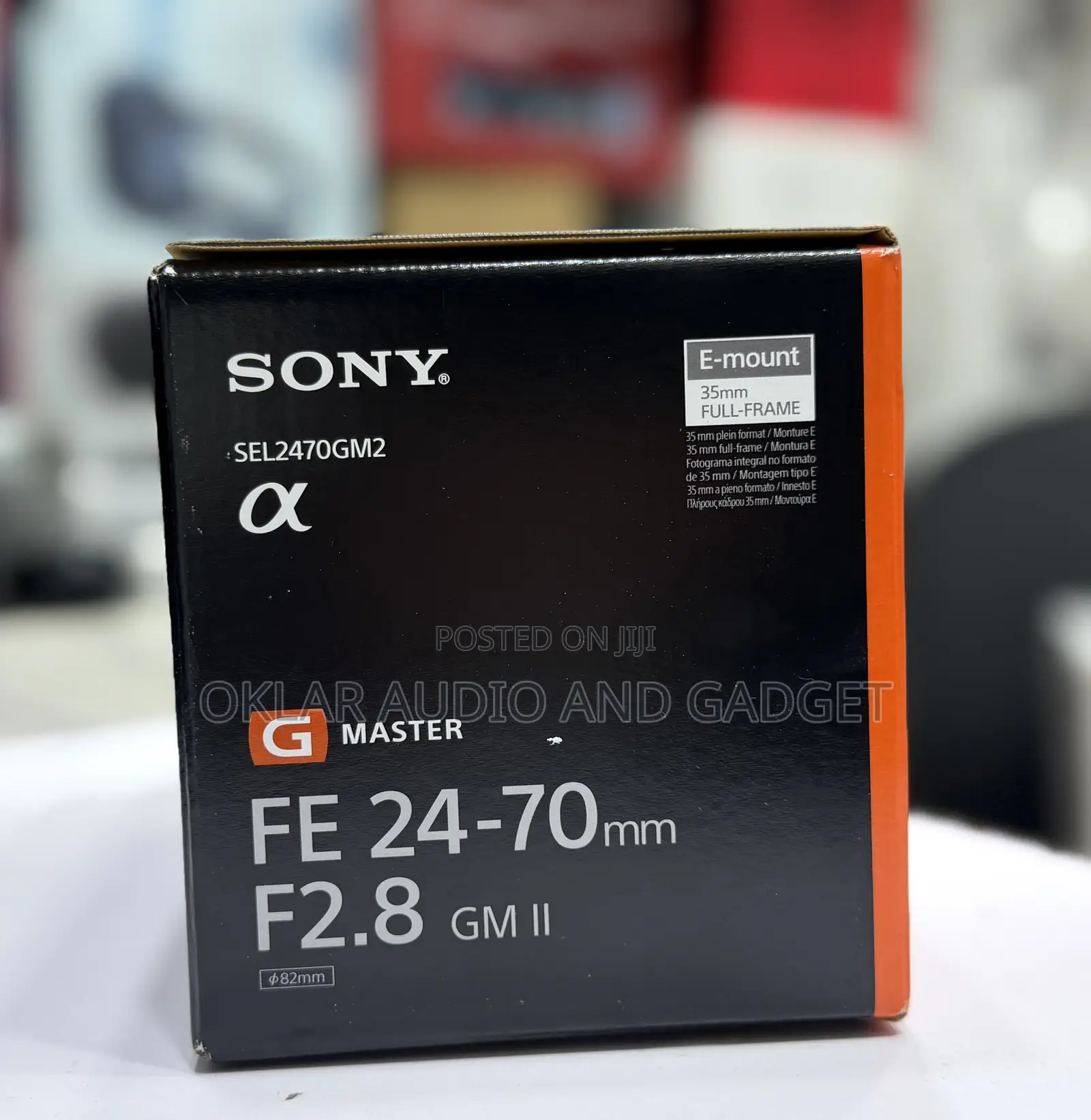Sony Fe 24-70mm F2.8 Gm Ii Lens Full Frame ( Brand New)