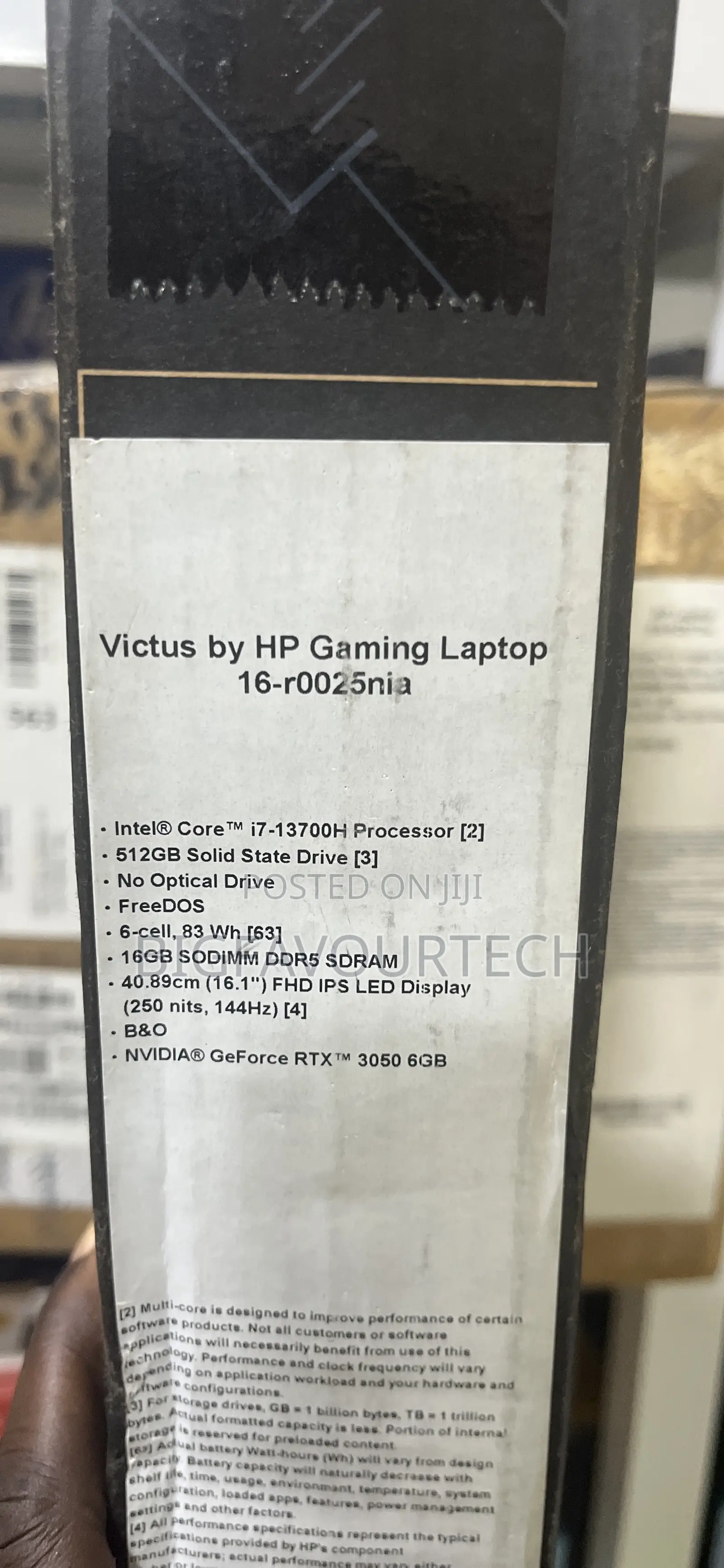 New Laptop HP Victus 16 16GB Intel Core i7 SSD 512GB