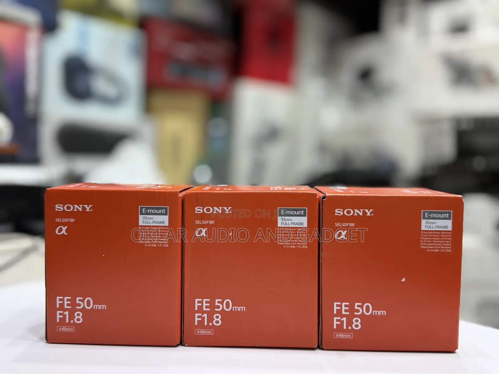 Sony Fe 50mm 1.8 Lens (Brand New)