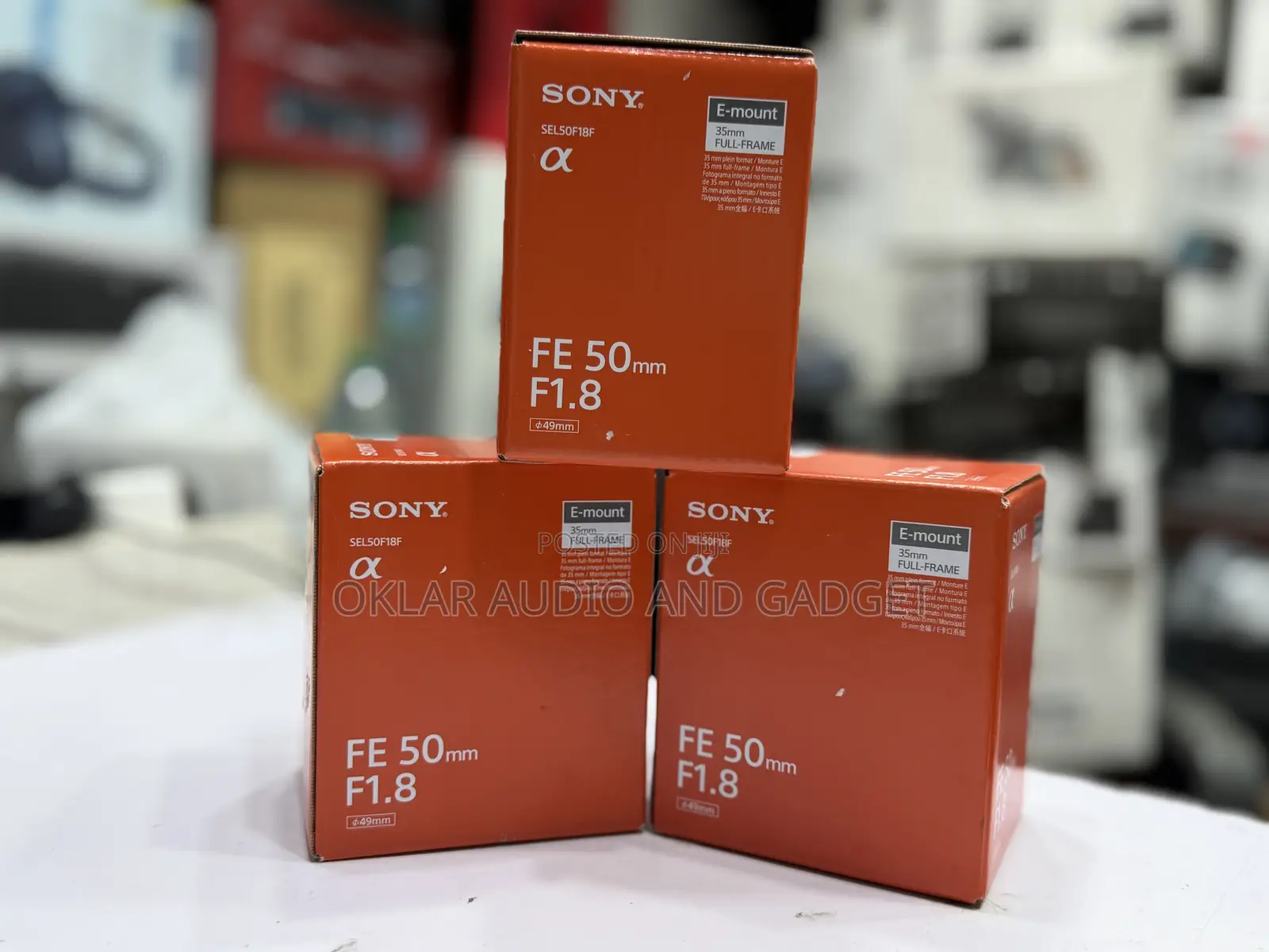 Sony Fe 50mm 1.8 Lens (Brand New)