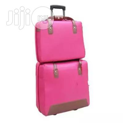2 in 1 Travelling Luggage - Pink