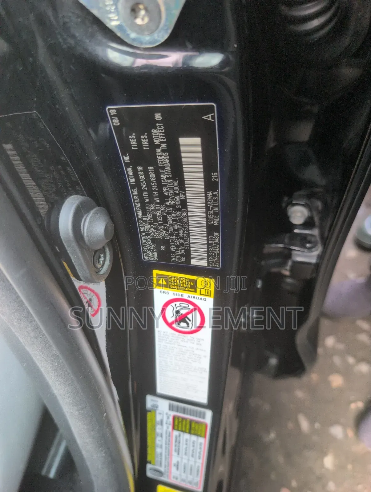 Toyota Highlander XLE 2019 Black