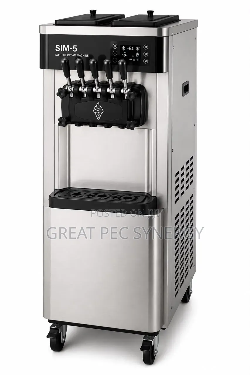 Standing Soft Ice Cream Machine Sim -5