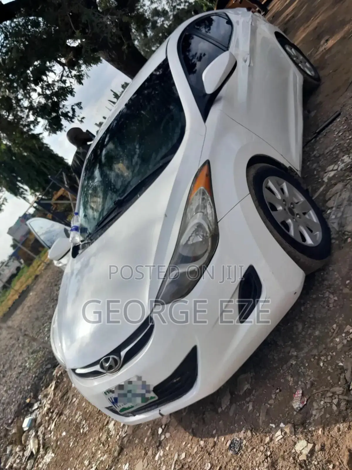 Hyundai Elantra 2013 White