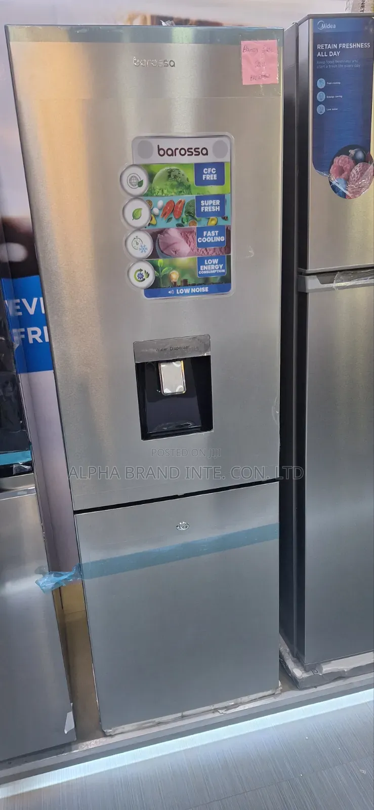 Barossa Double Door Frige 280lts