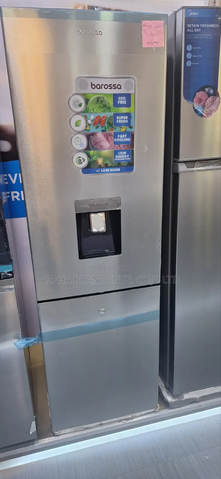 Barossa Double Door Frige 280lts