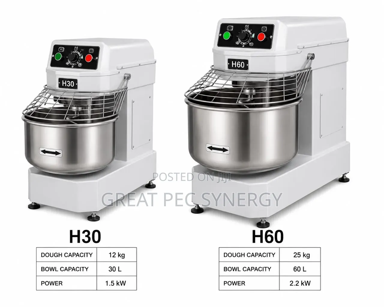 Spiral Mixer H30 - 30 Liters