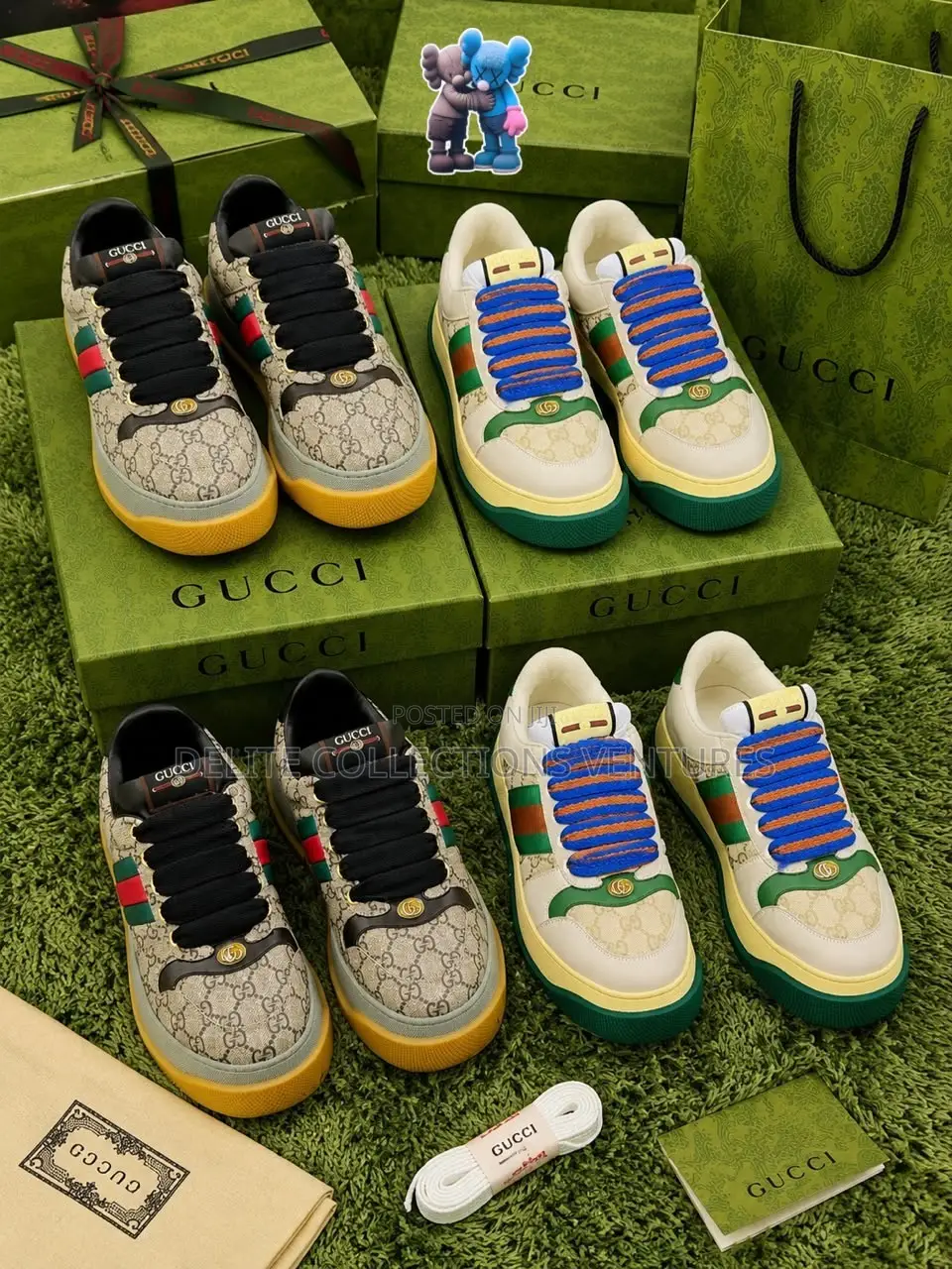 ` new_ Gucci Men’s Screener G-G SNKS-Shoe•` ` Size Available