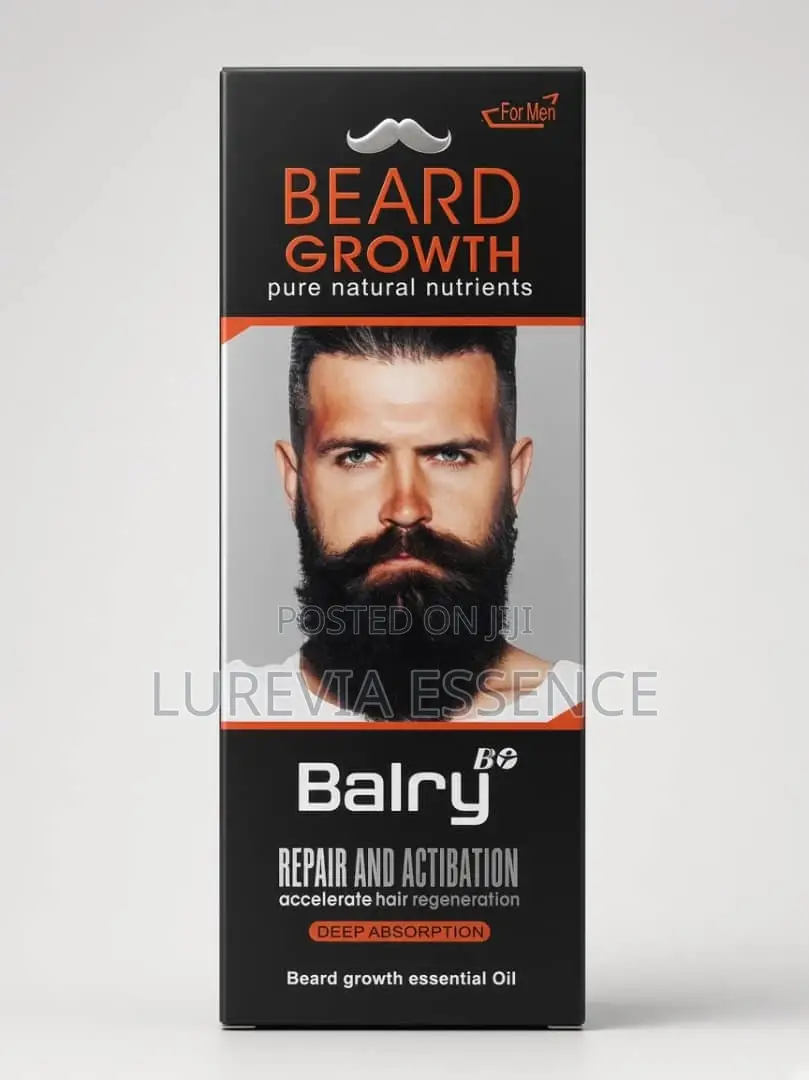 Balry Beard Growth Essential Oil for Men.