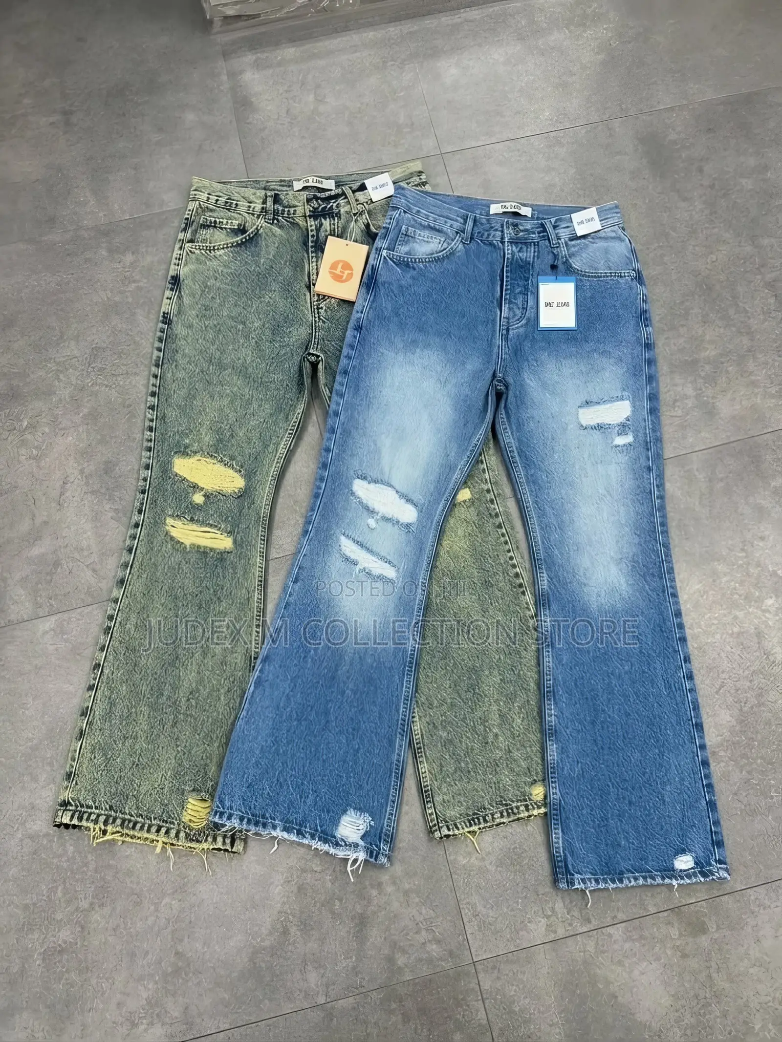 DNZ Bootcut Denim Jean and Luxury Rope Pant