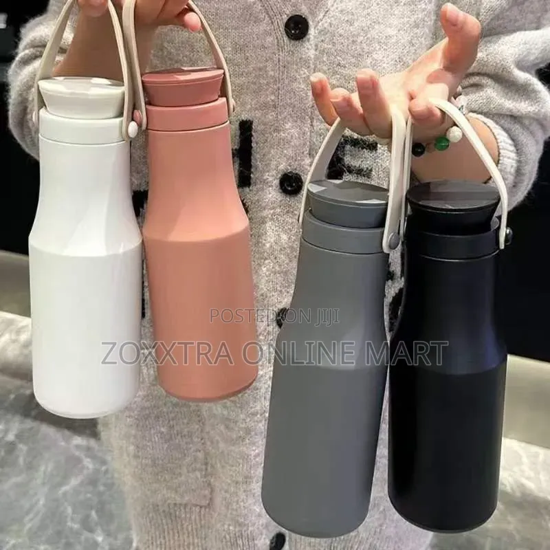 700ml Portable Insulated Water Bottle With Carry Handle
