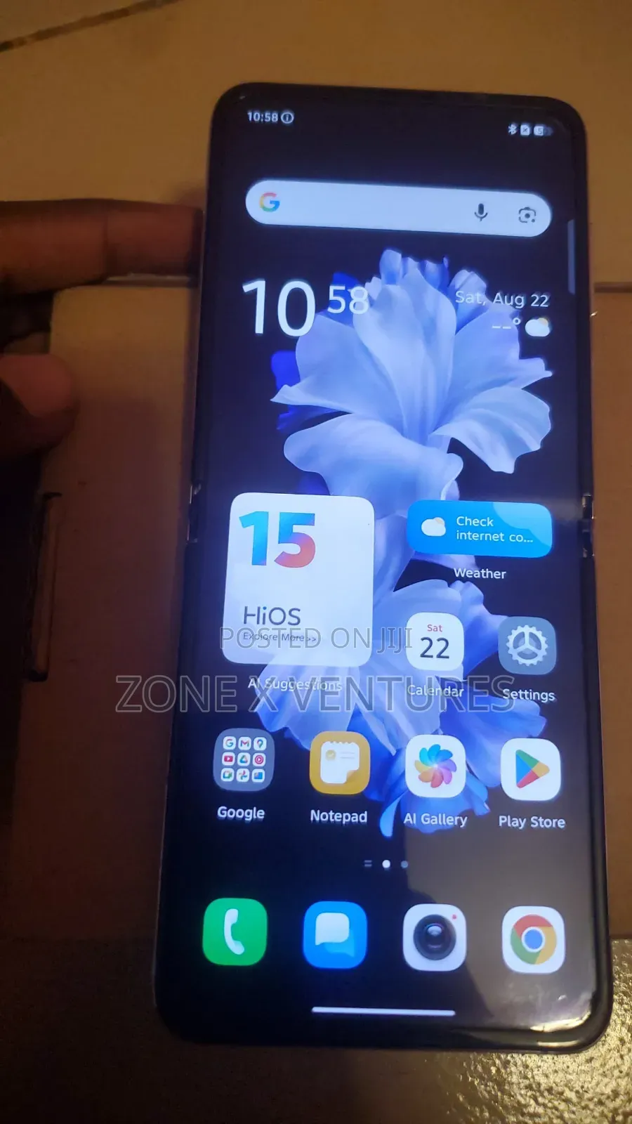 Tecno Phantom V Flip 5G 256 GB Gray
