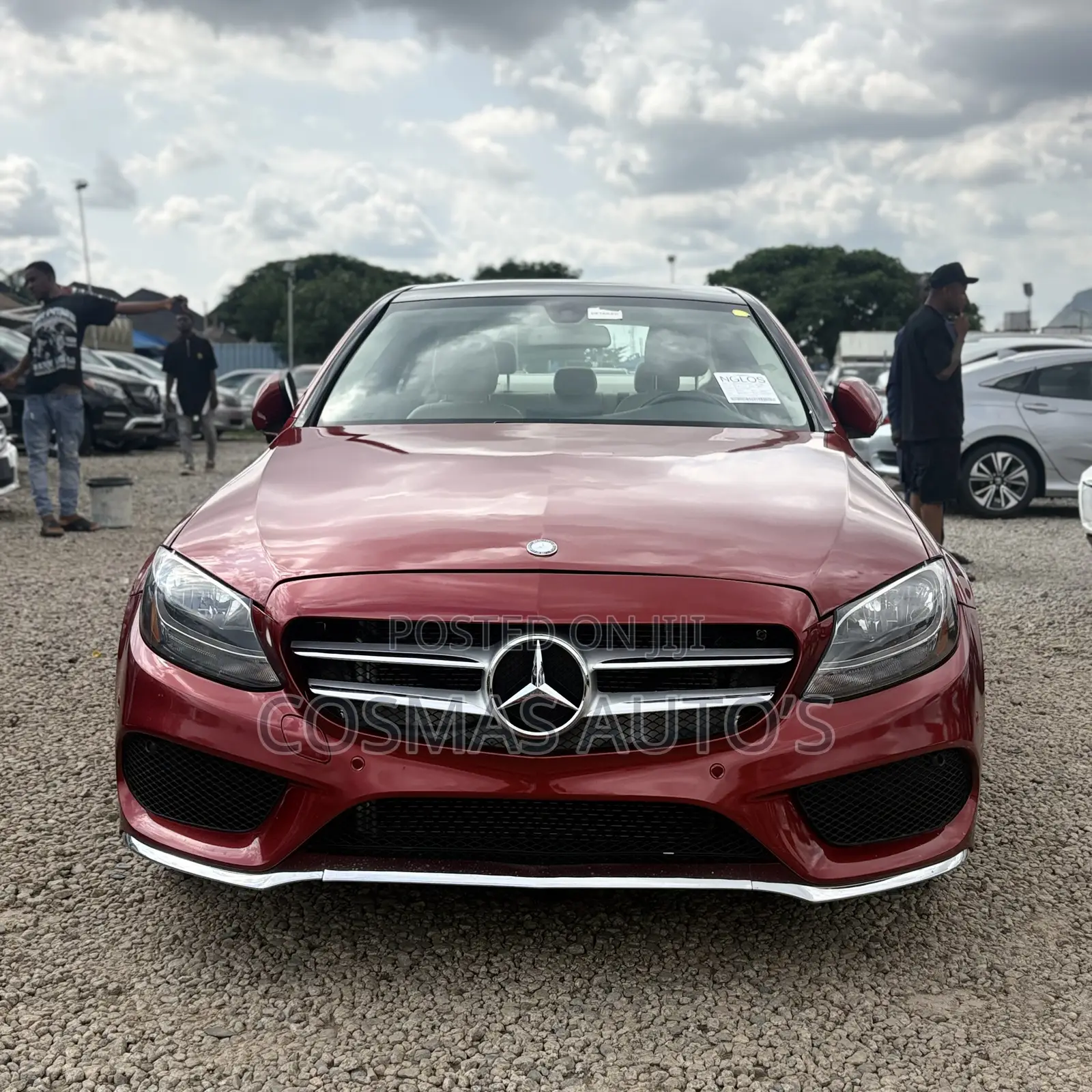 Mercedes-Benz C300 Luxury 4matic Sedan AWD (2.0L 4cyl 7A) 2017 Red