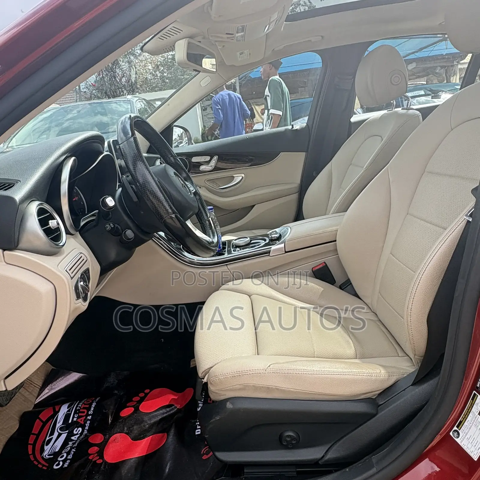 Mercedes-Benz C300 Luxury 4matic Sedan AWD (2.0L 4cyl 7A) 2017 Red