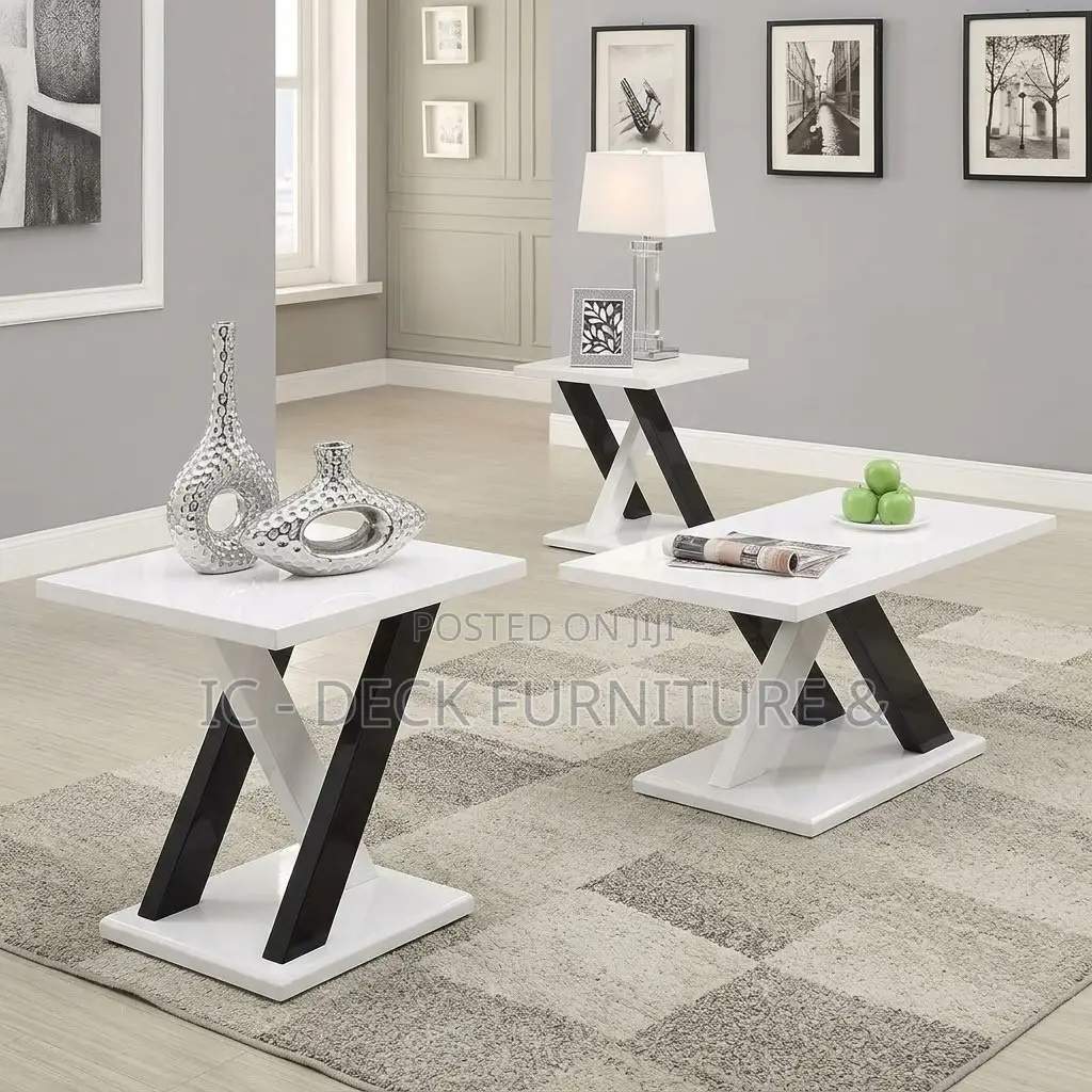 TBL27 Contemporary 3 Piece Coffee Table Set
