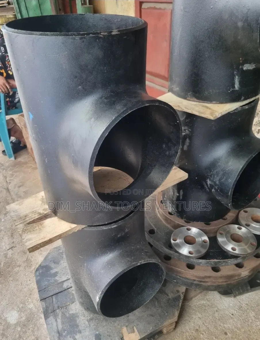 12"Inch X 10"Inch Butt-Welded Carbon Steel Tee