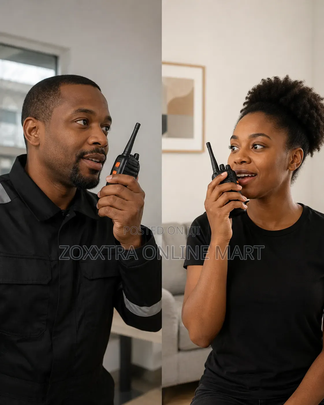 2-Piece Rechargeable Walkie Talkie Set