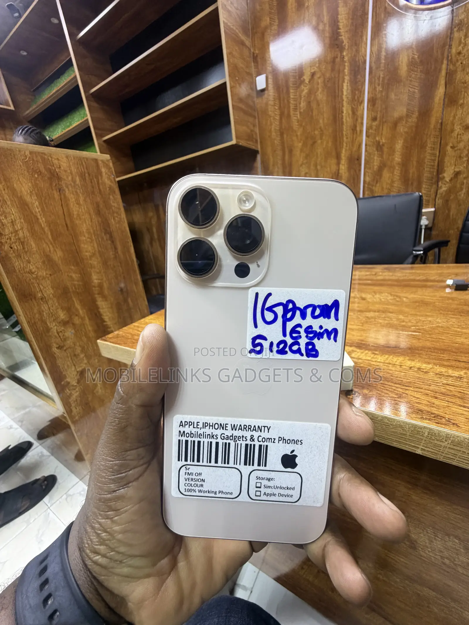 Apple iPhone 16 Pro Max 512 GB Gold