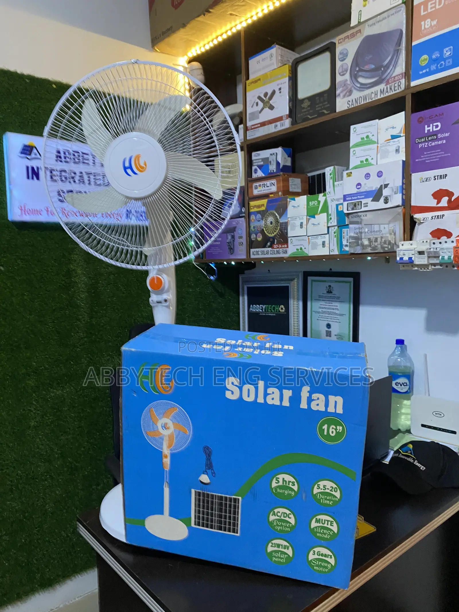 16” Solar Fan