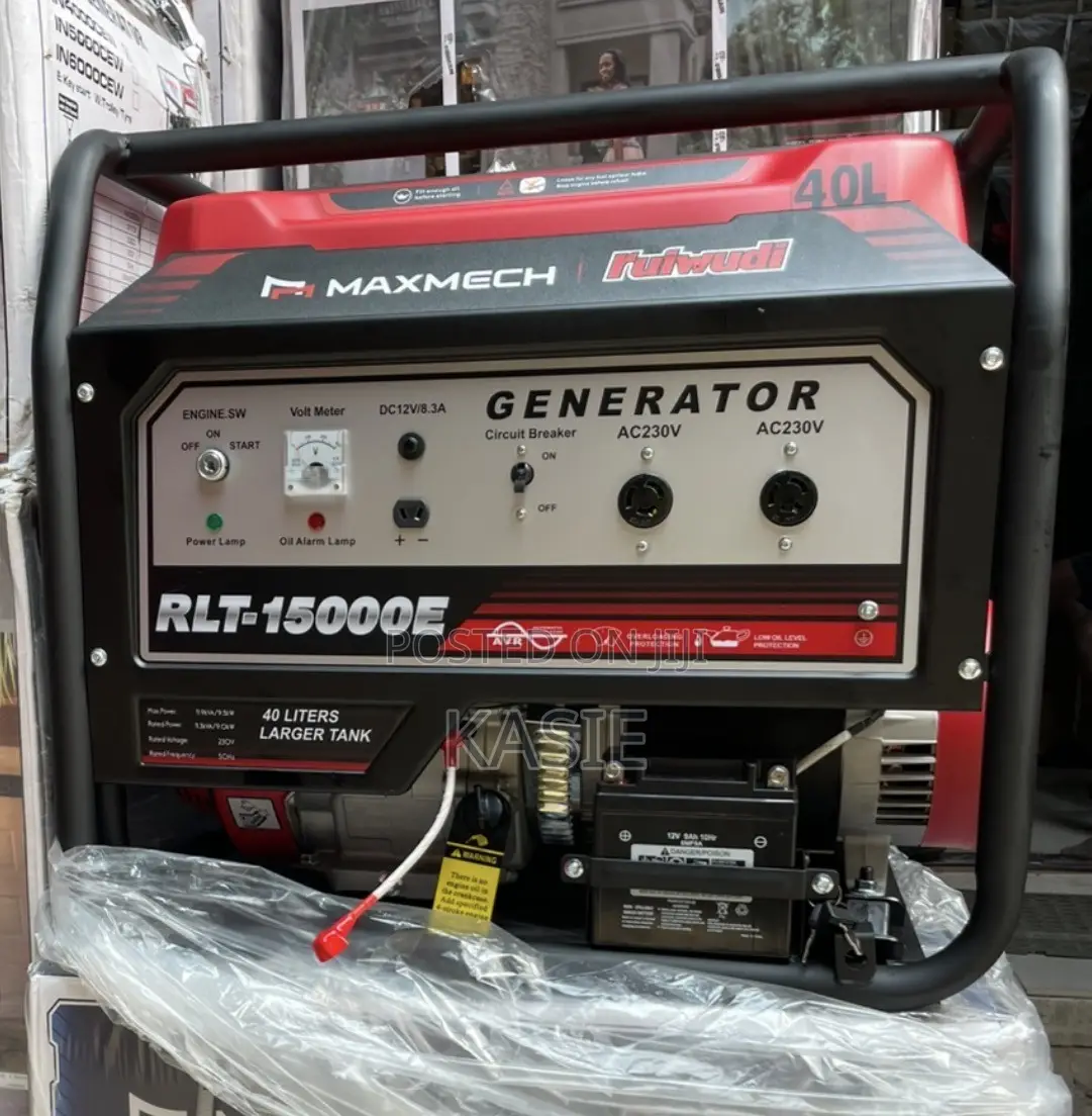 15.5KVA ORIGINAL MAXMECH Petrol Key Start Generator