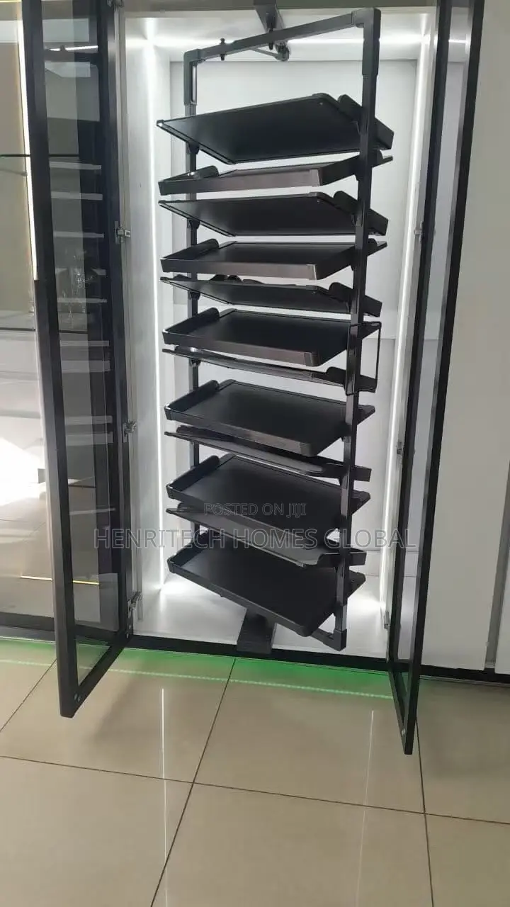 360° Rotatable Cabinet Shoe Rack 12 Layers | Built-in Wardrobe