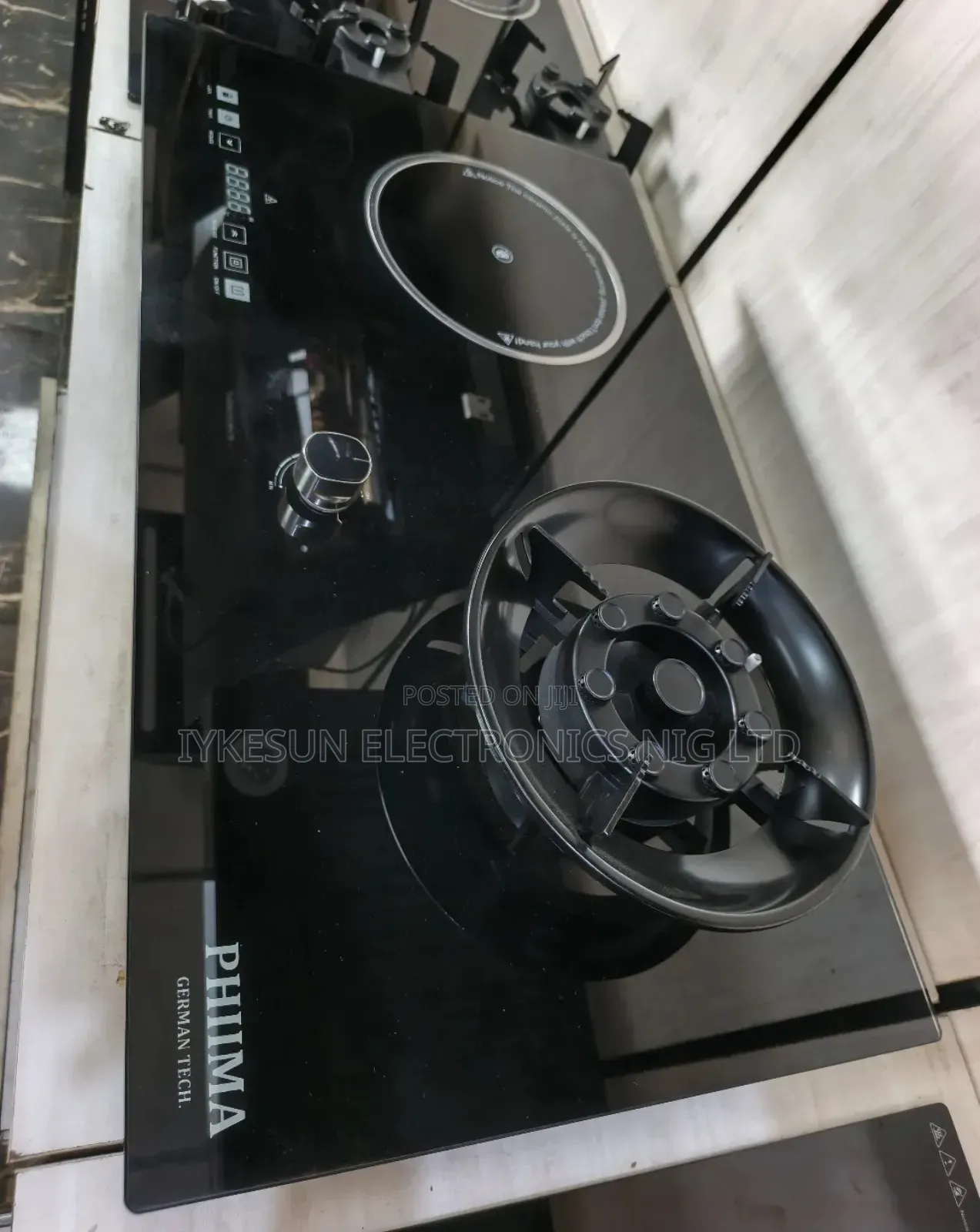 Original PHIIMA Premium Luxury Built-in 1+1 Flips Up Gas Ele Cooker