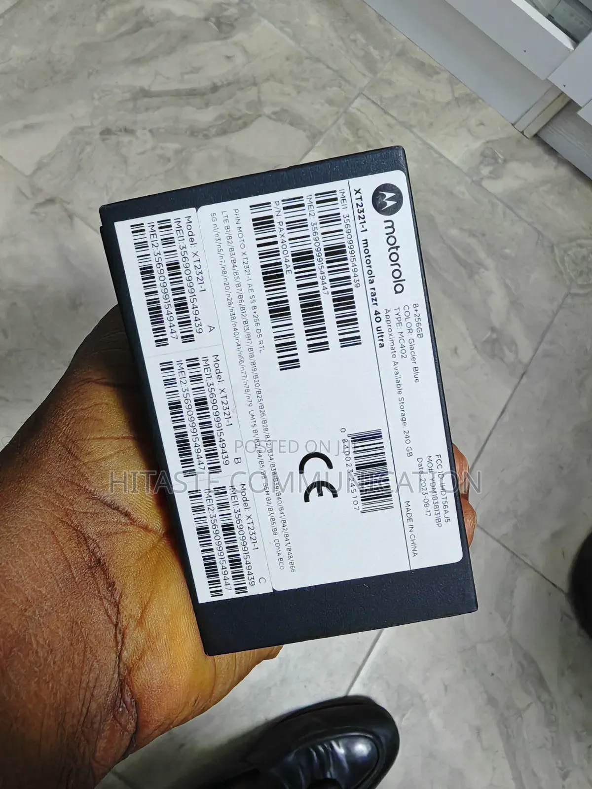 New Motorola Razr 40 Ultra 256 GB Blue